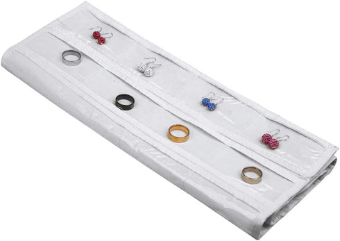 Hanging Jewelry Organizer, 80 Pocket Accessories Organizer for Holding Jewelry.