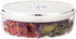 Tremeals Round Spice Organizer Box with Lid 5-Compartment Clear Seasoning Container for Kitchen