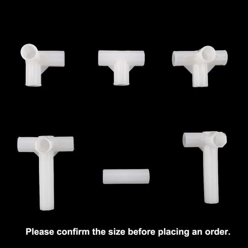 Set, 13mm 16 uxcell Shoe Rack Accessories Connectors Inner Diameter for Repair Assembled Wardrobe, Replacement of Parts