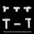 Set, 13mm 16 uxcell Shoe Rack Accessories Connectors Inner Diameter for Repair Assembled Wardrobe, Replacement of Parts