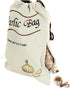3 Pack Vegetable Storage Bags for Potatoes Onions Garlic, Drawstring with Side Zipper, Reusable Cotton Produce Bags