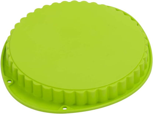 Webake Tart Pan Silicone Pie/Flan Pan 9.5 Inch Quiche Baking Dish Non-Stick Pizza Pie Mold by Webake