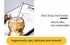 glasstore Tools,2pcs Glass Honey Dipper Sticks,Honey Dipper Spoons Stick Bee Honey Spoon Stirring Scooper For Durable