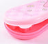 Cute Pink Melody Fork and Spoon Set - Flatware with Case, Tableware Set with Cute Figure, Medium Size