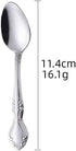 Coffee Spoons Set of 12, Mini Coffee Spoons, Stainless Steel Espresso Spoons, Small Spoons for Dessert, Tea, Appetizer, 4.6 inch, Silver