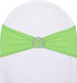 SweetEasy 10pcs Lime Green Stretch Chair Sashes Spandex for Wedding Parties Banquet Decorations