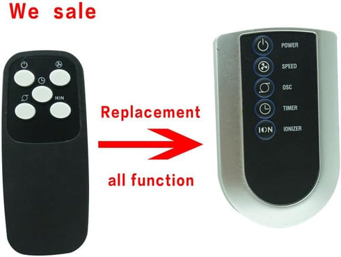 HCDZ Replacement Remote Control for Lasko 4824 2559 2554 2551 2033666D 2033666C 2033666 2651 2654 2505 Portable Electric Oscillating Xtra Air Tower Fan