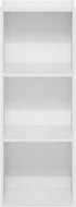 Furinno Pasir Open Shelf Bookcase, 3-Tier, No Tool Assembly, White