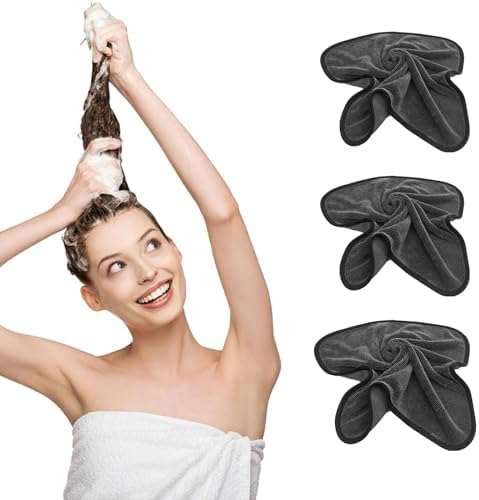 DOVMEWO 3pcs (15.7 23.6in) Shiny Wipes Shower Cleaning Cloths, Shiny Bath Drying Towel, Super Absorbent Microfiber Bath