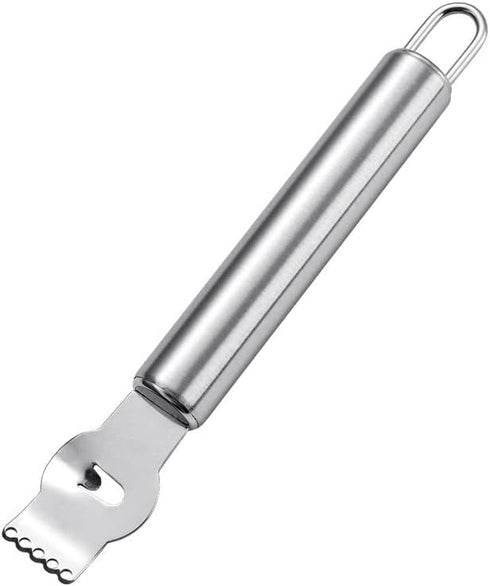 Stainless Steel Lemon Zester Grater with Channel Knife, Citrus Orange Peeling Tool, Fruit Peelers