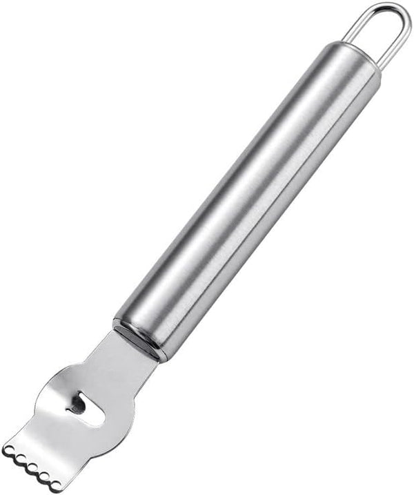 Stainless Steel Lemon Zester Grater with Channel Knife, Citrus Orange Peeling Tool, Fruit Peelers