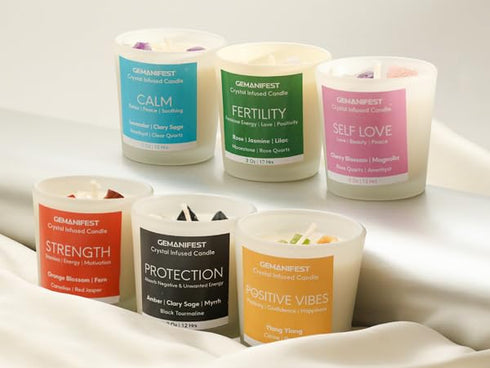 Fertility Candle for Women Trying to Conceive, Rose, Jasmine and Lilac Scented Candles Gifts for Women, Soy Non-Toxic