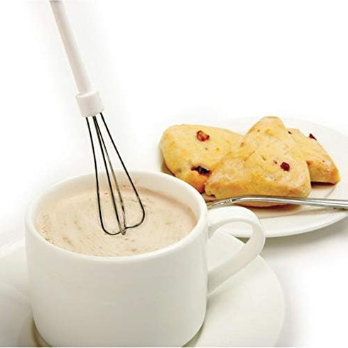 5pc Deluxe Mini Cordless Mixer - Blend, Whip, Stir, Beat, Drink Frother