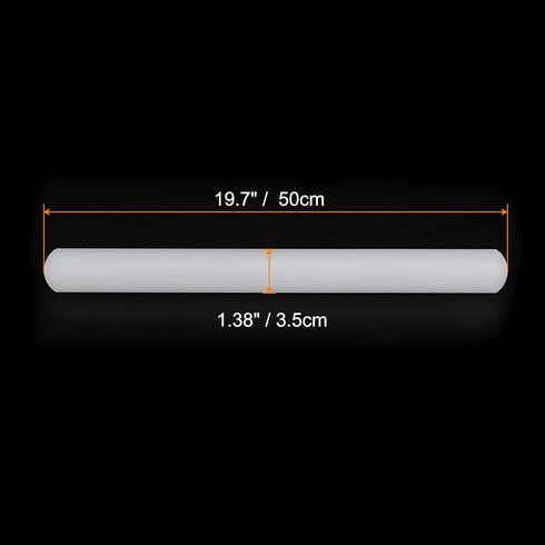 20 Inch 1.38 Inch HARFINGTON Fondant Rolling Pin x PP Plastic Non-Stick Fondant Roller Dough Roller Kitchen Decorating