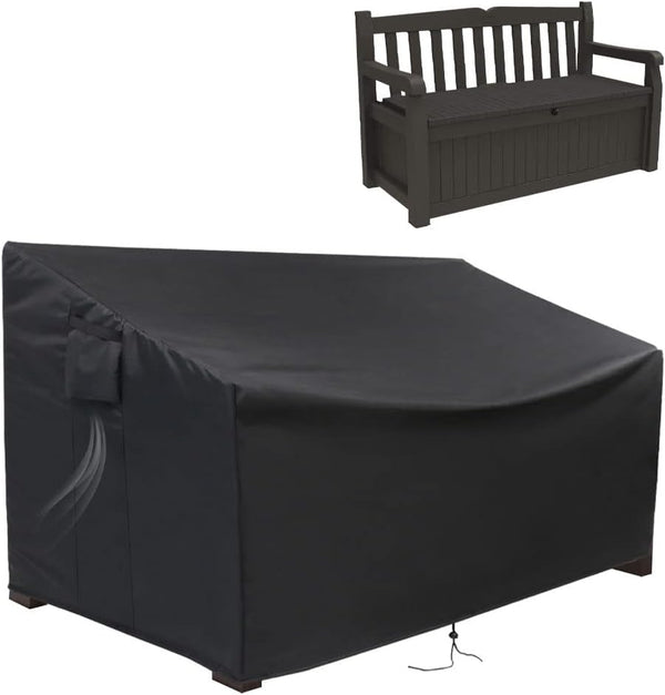 Outdoor Storage Bench Cover, Protective Cover for Keter Bench Deck Box 70