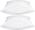 4 Pack Deluxe Zippered Vinyl Pillow Covers - Waterproof Protectors, Standard Size 20"x29"