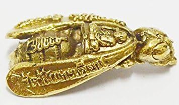 WitnyStore Tiny 1½" Buddhist Wasp Amulet, Symbol of Wealth and Prosperity, Miniature Collectible