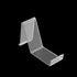 Wresty 2 Pair/4 Pcs Acrylic Shoe Store Display Stands Clear Sandal Display Stands High Heel Display Rack Holder