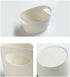 kaileyouxiangongsi 10PCS Mini Plastic Baskets for Office Organization, Home Kitchen Bedroom Decor, White
