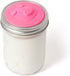 Jarware Silicone Bacon Grease Saver Mason Jar Lid With Strainer, Wide Mouth