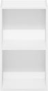 Furinno Luder Bookcase - 2-Tier Cube Storage, White