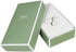 Caspari Pack of 24 White Pearl Paper Linen Guest Towels, Monogram Initial