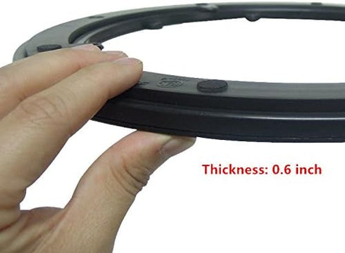 Heavy Duty 10 Inch Plastic Lazy Susan Hardware Rotating Turntable Bearing Swivel with Steel Ball Bearings, 66 Lbs