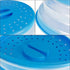 Pack of 2 Collapsible Microwave Food Cover, Vented Microwave Lid for Food, 10.5inch, BPA Free