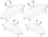 UPKOCH Tea Steeper, 4 Pack Glass Teapot Lid Replacement, Teapot Strainer Covers and Tea Filters