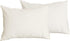 S VICTORY SYMBOL 100% Organic Linen Pillowcases, 1 Pair 20"x30", French Natural Flax Soft Basic Washed Creamy-White