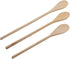 3 piece Long Handle Wooden Mixing Spoon Set - 10", 12" and 14" Long (1 set)