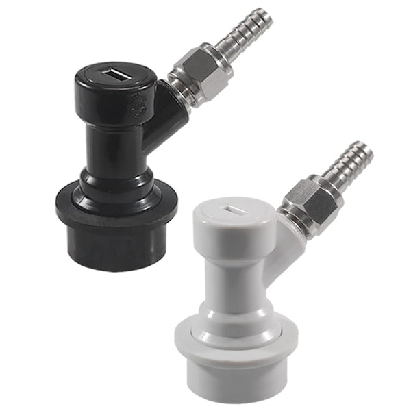 PERA Ball Lock MFL Dis-Connect Set with Swivel Nuts - 2 Pack (5/16 Gas, 1/4 Liquid Barbed)