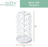 Nifty K Cup Holder for K-Cups, 35 Pod Carousel, 360-Degree Spins, Modern White Kitchen Organizer