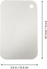 Stainless Steel Cutting Board, Heavy Duty Kitchen Butcher Block for Food, Meat, Cheese, and Vegetables