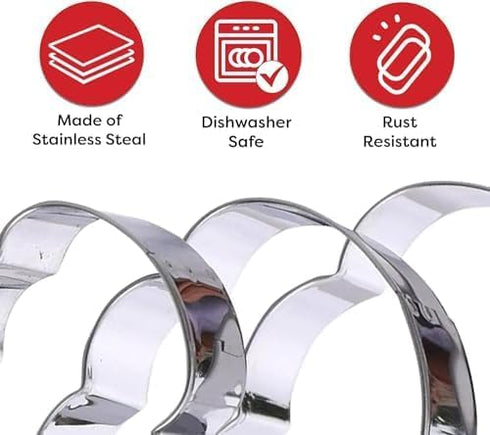 Christmas Stocking Cookie Cutter, Premium Food-Grade Stainless Steel, Dishwasher Safe