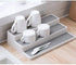Cq Acrylic 2 Pack Spice Rack Organizer, 14.5 Inch Tiered Seasoning Can Shelf for Pantry, White