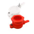 Yahpetes 2 2.36 Pcs Honey Gate Valve ABS Plastic Extractor Tap Honey Extractor Equipment Honey Tap for Beekeeper (White