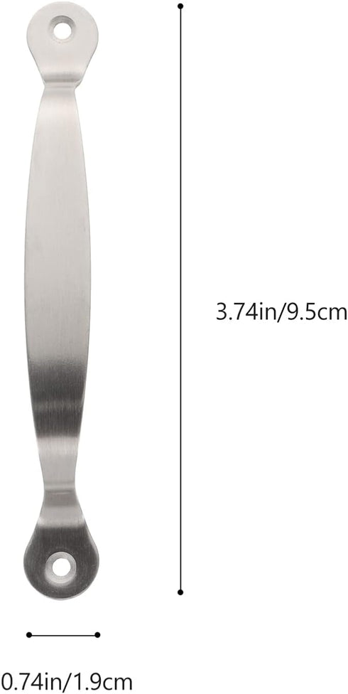 Cutting Board Handles Cabinet Pulls: 3pcs Stainless Steel Chopping Board Side Handles Drawer Handles Pulls for Kitchen Butcher Board Dresser by Angoily