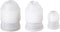 3pcs Cake Decorating Couplers Set, S/M/L Plastic Icing Piping Bag Converter Cream Nozzle Pastry Tool Home Tips