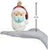 Old World Christmas Santa with Face Mask Blown Glass Ornament, Unique Christmas Tree Decoration for 2020
