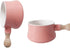 Cabilock Enamel Mini Saucepan with Wooden Handle | Non-Stick Ceramic Butter Warmer Frying Pan 380ML