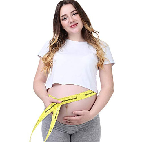 2 Rolls 2in x 150ft Baby Shower Measuring Tape - Tummy Measure Belly Game for Party Supplies