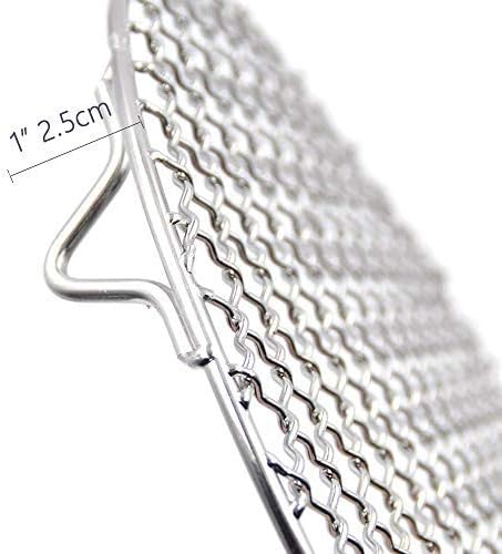 Canning Racks for Pot Dia 12" Carbon Baking Net Grill Pan Grate, Multi-Purpose Cross Wire Rack, Stainless Steel