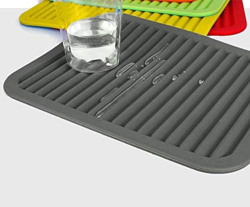 Large Silicone Trivet Mats, 2 Pack Heat Resistant Pot Holder, 9x12 Non-Slip Coaster for Kitchen Table