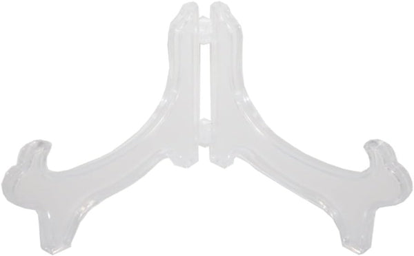 Artliving Display Stand Easel for Large Deep Bowls, Platters, and Deep Dishes, Clear Bowl Stands
