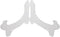 Artliving Display Stand Easel for Large Deep Bowls, Platters, and Deep Dishes, Clear Bowl Stands