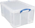 REALLY USEFUL OFFICE BOX CLEAR 64LT