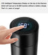 Insulated Smart Sports Water Bottle with LED Temperature Display, Double Wall Vacuum Coffee and Tea Infuser Bottle,