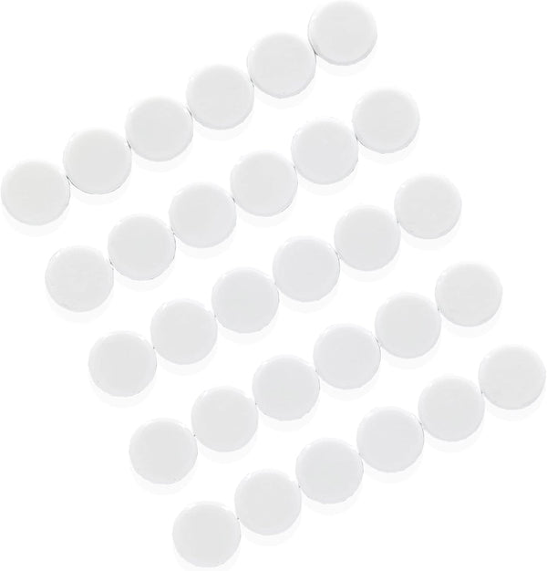 ZDZBLX 30 Pack Fridge Magnets, Strong Heavy Duty Small Round Magnets for Whiteboard, Cute Locker, Kitchen, Office