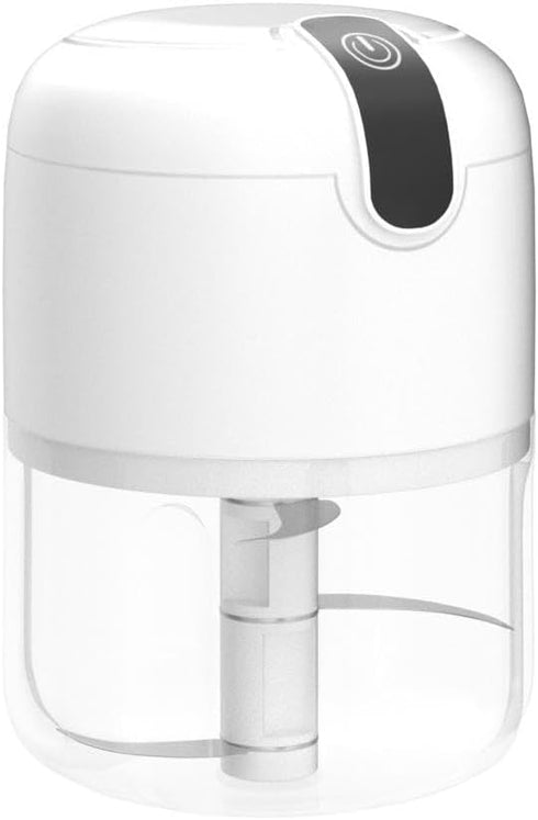 (100+250+350ML) White 3 CUP Cordless Mini Food Chopper, Small Food Processor for Garlic, Nut, Meat